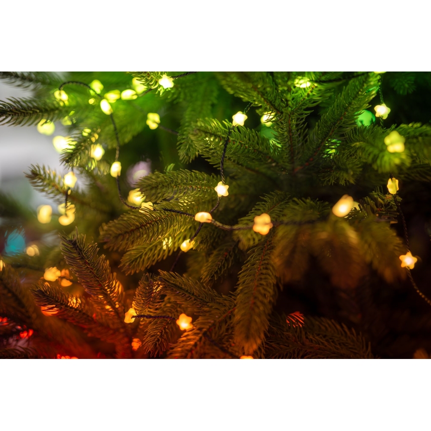 Twinkly - LED RGB Димируем коледни лампички CANDIES 200xLED 14 м USB Wi-Fi