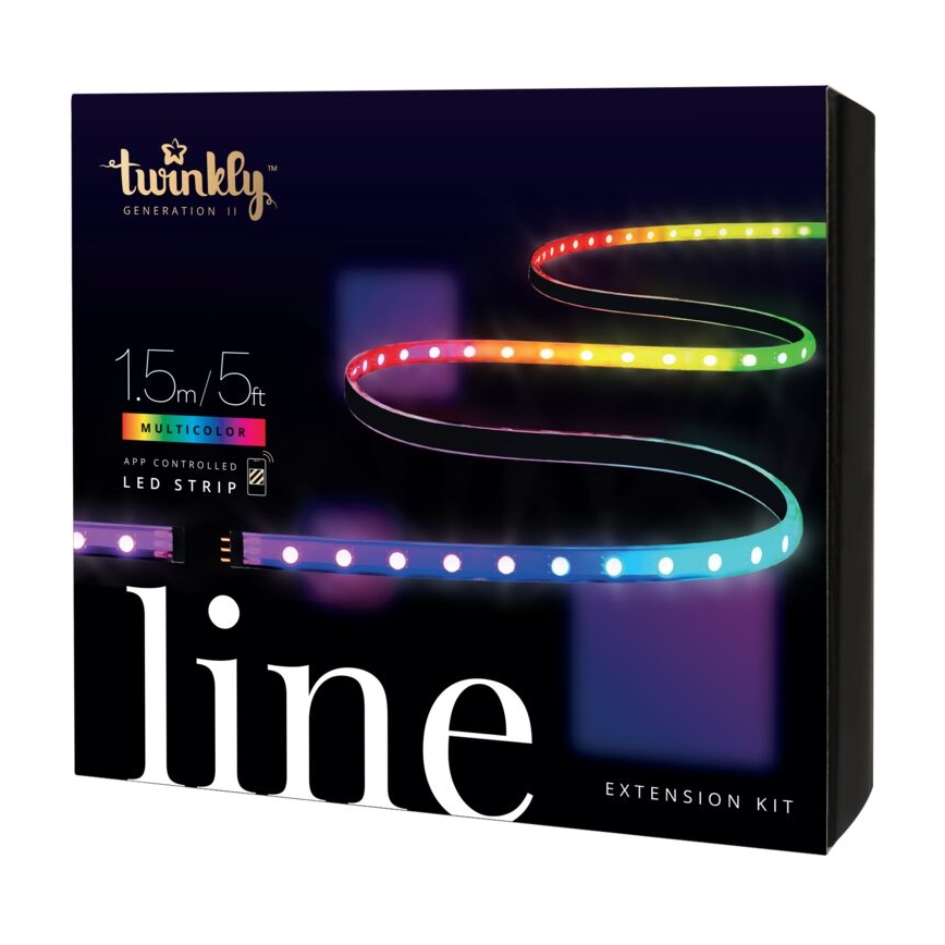 Twinkly - LED RGB Разширение димируема лента LINE 100xLED 1,5 м Wi-Fi