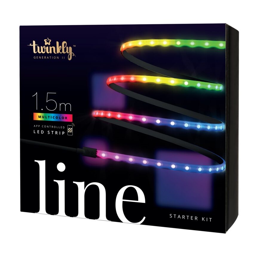 Twinkly - LED RGB Димируема лента LINE 100xLED 1,5 м Wi-Fi