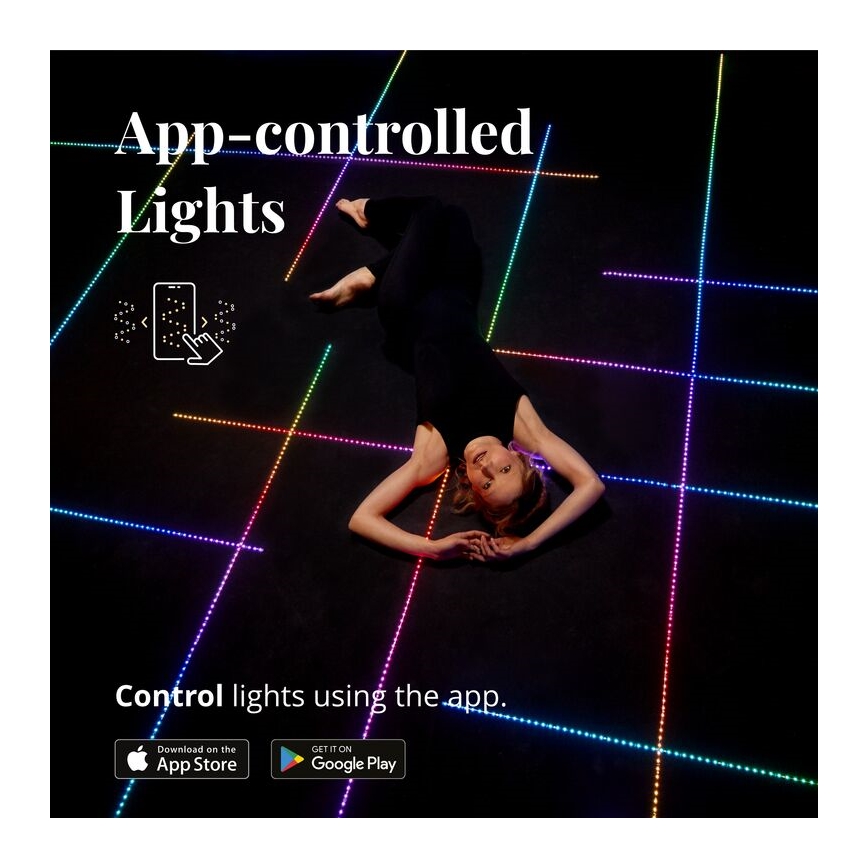 Twinkly - LED RGB Димируема лента LINE 100xLED 1,5 м Wi-Fi