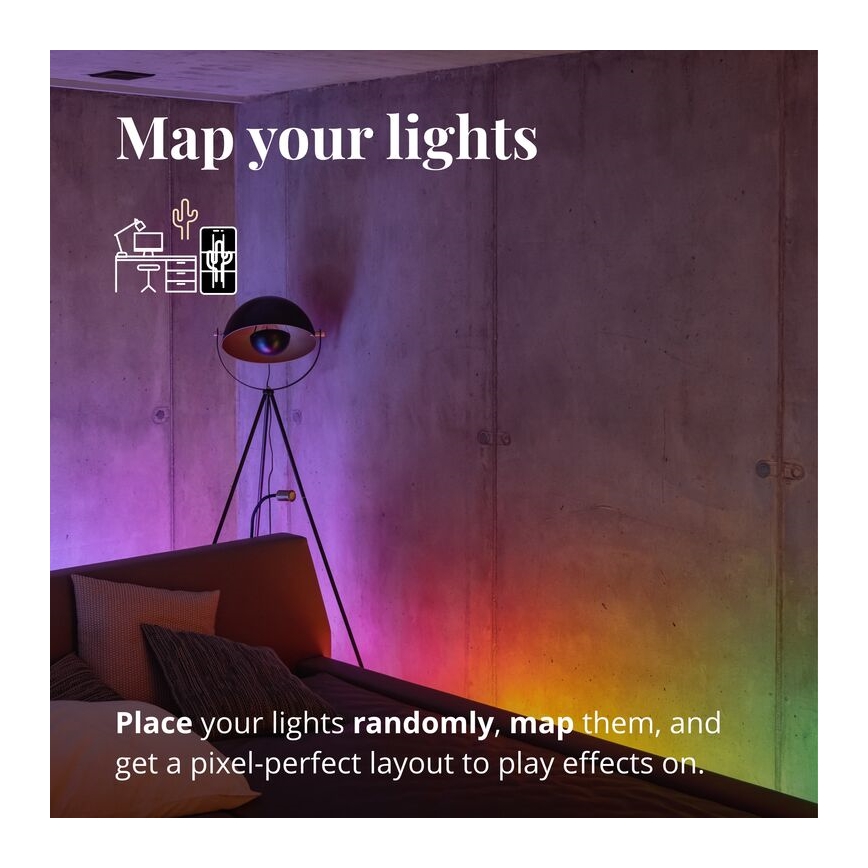 Twinkly - LED RGB Димируема лента LINE 100xLED 1,5 м Wi-Fi