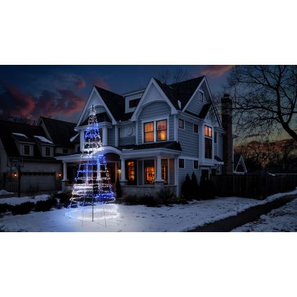 Twinkly - димируема LED RGBW външна коледна елха LIGHT TREE 1000 LED 6 м IP44 Wi‑Fi