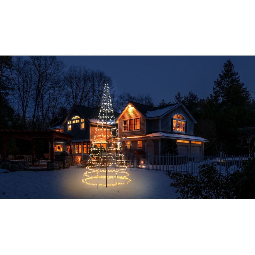 Twinkly - LED RGBW Димируемо външно коледно дърво LIGHT TREE 1000xLED 6 m IP44 Wi-Fi