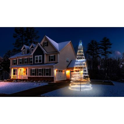 Twinkly - LED RGBW Димируемо външно коледно дърво LIGHT TREE 1000xLED 6 m IP44 Wi-Fi