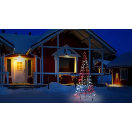Twinkly - LED RGBW Димируем екстериорен коледна елха LIGHT TREE 300xLED 2 м IP44 Wi-Fi