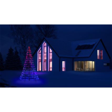 Twinkly - LED RGBW Димируем екстериорен коледна елха LIGHT TREE 450xLED 3 м IP44 Wi-Fi