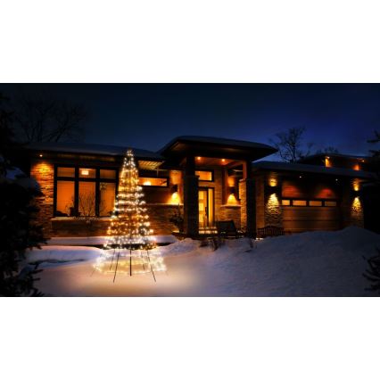 Twinkly - LED RGBW Димируем екстериорен коледна елха LIGHT TREE 450xLED 3 м IP44 Wi-Fi
