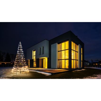 Twinkly - LED RGBW Димируем екстериорен коледна елха LIGHT TREE 450xLED 3 м IP44 Wi-Fi