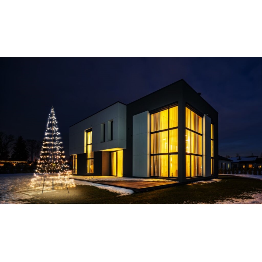 Twinkly - LED RGBW Димируем екстериорен коледна елха LIGHT TREE 450xLED 3 м IP44 Wi-Fi
