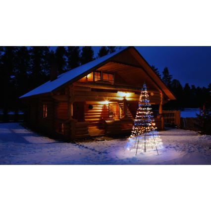 Twinkly - LED RGBW Димируем екстериорен коледна елха LIGHT TREE 450xLED 3 м IP44 Wi-Fi