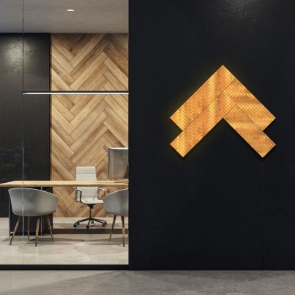 Twinkly - LED RGB Димируем панел SQUARES 64xLED 16x16 см Wi-Fi