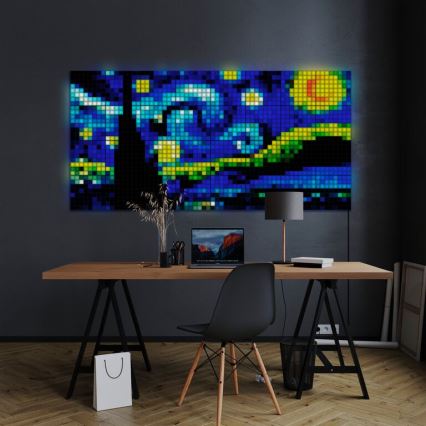 Twinkly - LED RGB Димируем панел SQUARES 64xLED 16x16 см Wi-Fi
