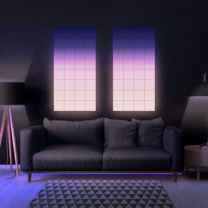 Twinkly - К-кт 6xLED RGB Димируем панел SQUARES 64xLED 16x16 см Wi-Fi