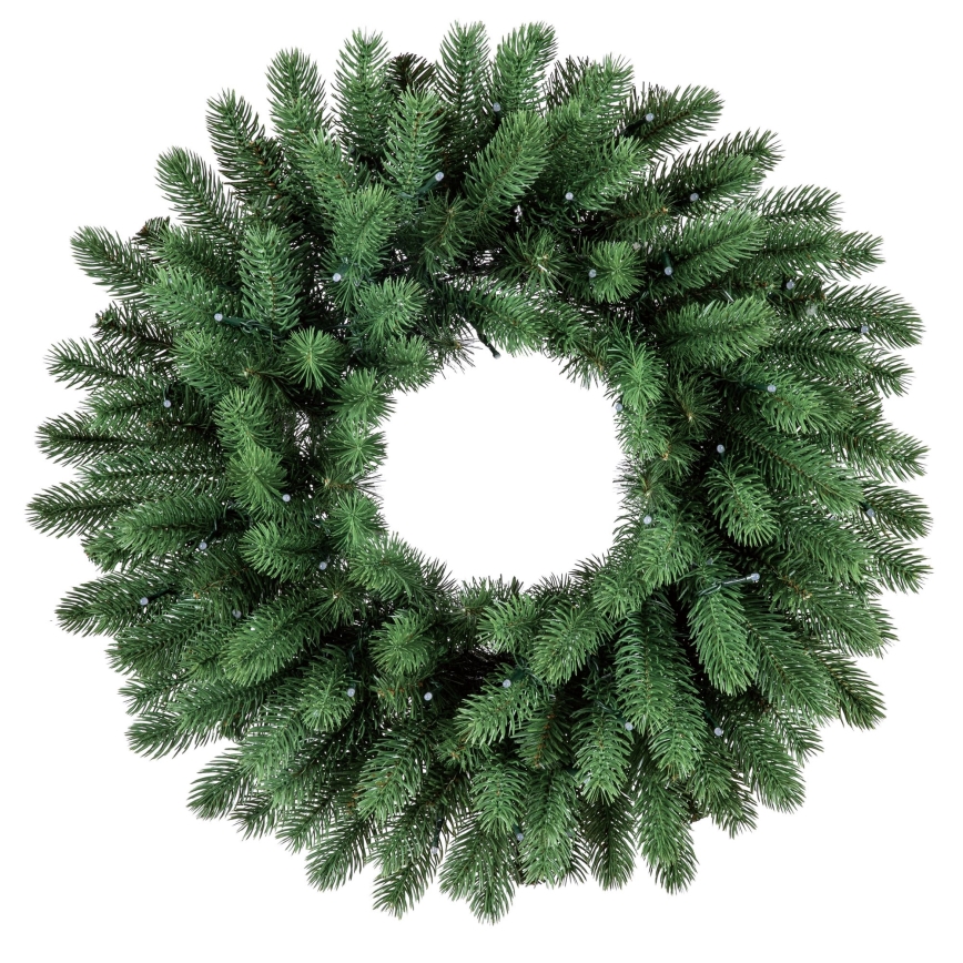 Twinkly - LED RGB Димируем Коледен венец PRE-LIT WREATH 50xLED Ø 61 см Wi-Fi