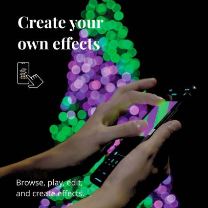 Twinkly - LED RGBW Димируем екстериорен коледни лампички STRINGS 250xLED 23,5 м IP44 Wi-Fi