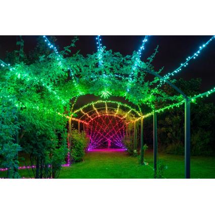 Twinkly - LED RGBW димируема външна коледна верига STRINGS 250xLED 23,5m IP44 Wi-Fi