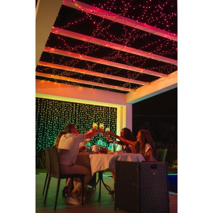 Twinkly - LED RGBW Димируем екстериорен коледни лампички STRINGS 250xLED 23,5 м IP44 Wi-Fi