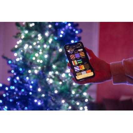 Twinkly - LED RGB Димируем екстериорен коледни лампички STRINGS 250xLED 23,5 м IP44 Wi-Fi