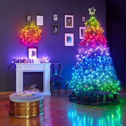 Twinkly - LED RGB Димируем екстериорен коледни лампички STRINGS 250xLED 23,5 м IP44 Wi-Fi
