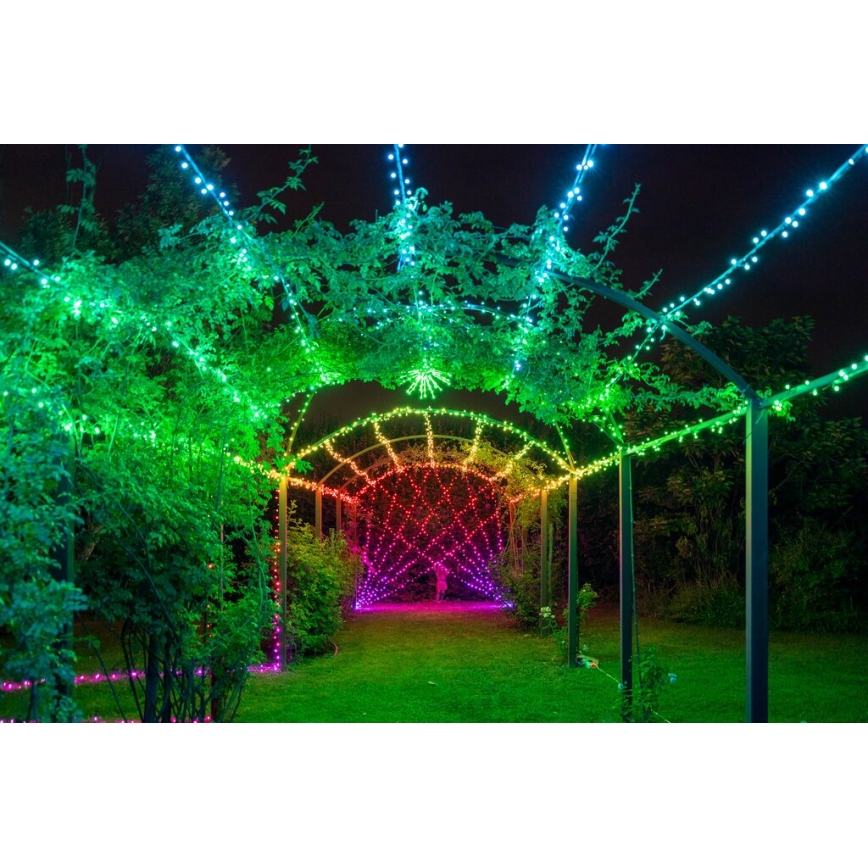 Twinkly - LED RGB Димируем екстериорен коледни лампички STRINGS 250xLED 23,5 м IP44 Wi-Fi
