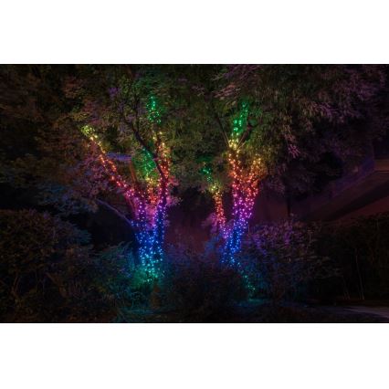 Twinkly - LED RGB Димируем екстериорен коледни лампички STRINGS 250xLED 23,5 м IP44 Wi-Fi
