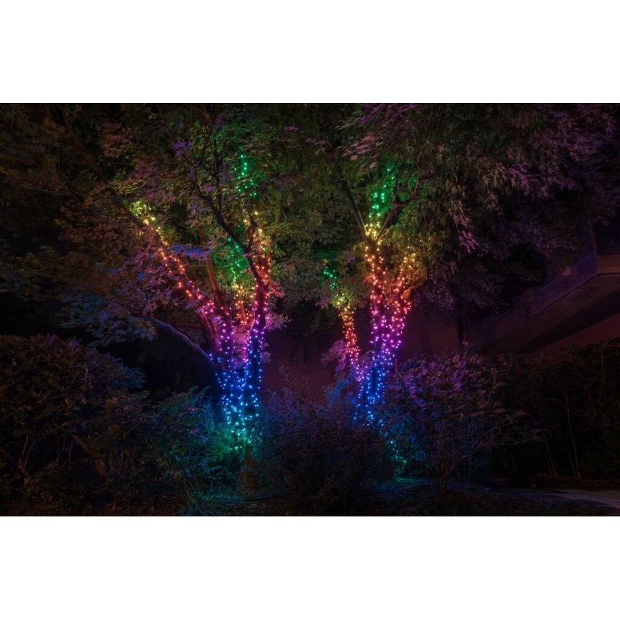 Twinkly - LED RGB Димируем екстериорен коледни лампички STRINGS 250xLED 23,5 м IP44 Wi-Fi