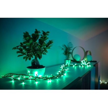Twinkly - LED RGB Димируем екстериорен коледни лампички STRINGS 250xLED 23,5 м IP44 Wi-Fi