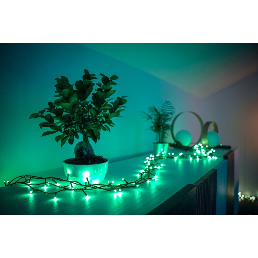 Twinkly - LED RGB Димируем екстериорен коледни лампички STRINGS 250xLED 23,5 м IP44 Wi-Fi