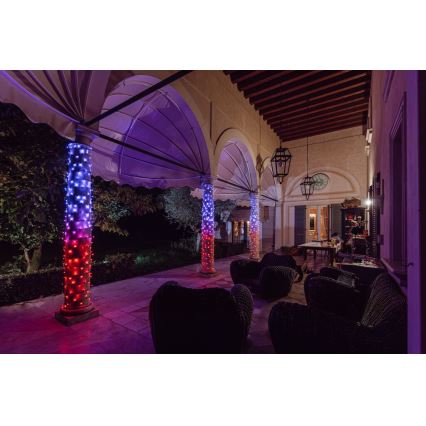 Twinkly - LED RGB Димируем екстериорен коледни лампички STRINGS 250xLED 23,5 м IP44 Wi-Fi