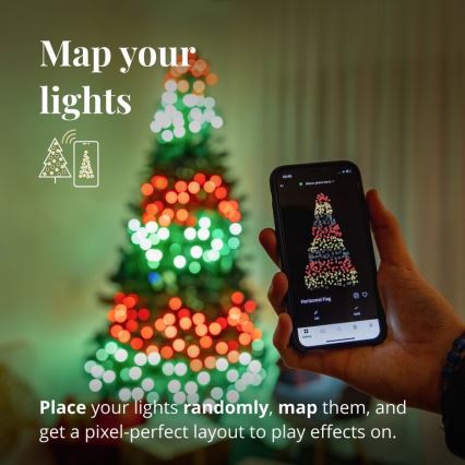 Twinkly - RGB LED димируем външен гирлянд STRINGS 250xLED 23,5m IP44 Wi-Fi