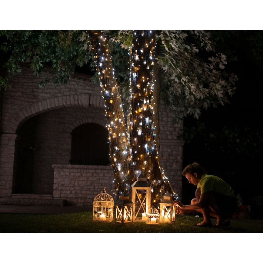 Twinkly - LED Димируем екстериорен коледни лампички STRINGS 400xLED 35,5 м IP44 Wi-Fi