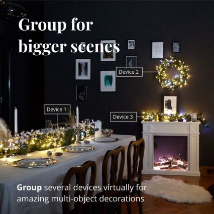Twinkly - LED Димируем екстериорен коледни лампички STRINGS 400xLED 35,5 м IP44 Wi-Fi