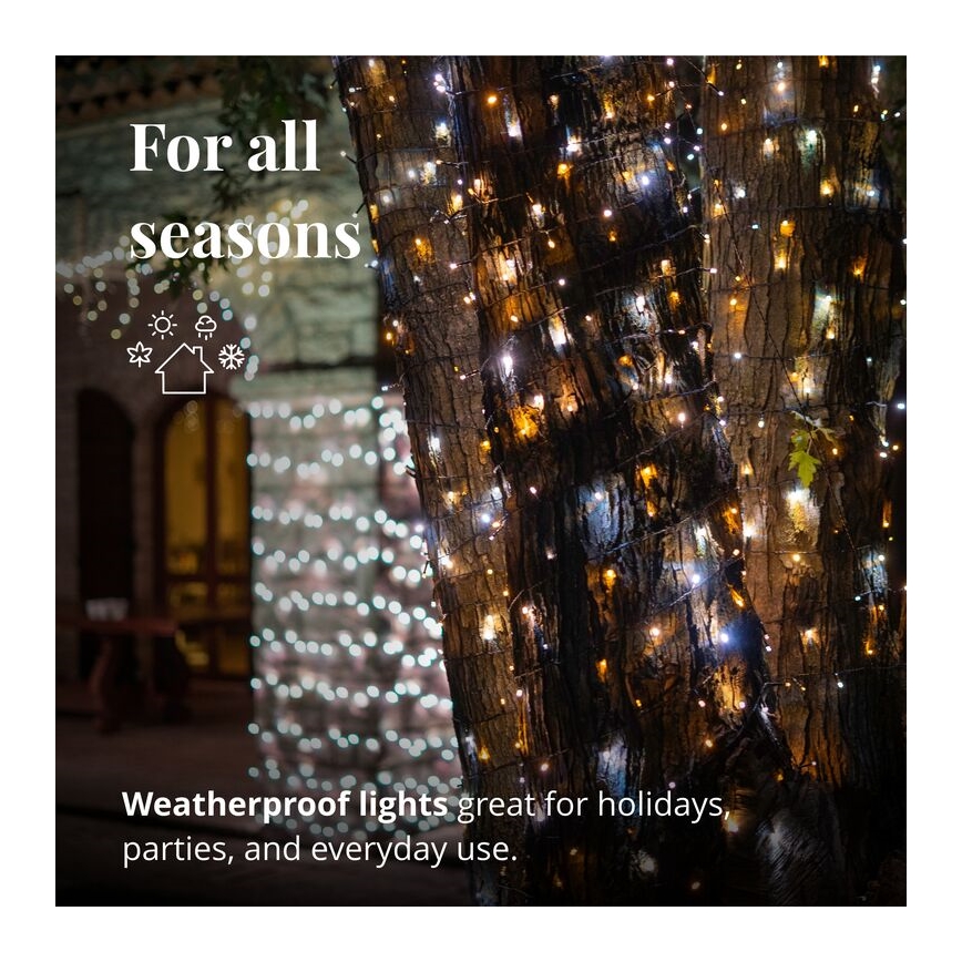 Twinkly - LED Димируем екстериорен коледни лампички STRINGS 400xLED 35,5 м IP44 Wi-Fi