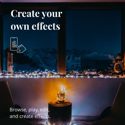 Twinkly - LED Димируем екстериорен коледни лампички STRINGS 400xLED 35,5 м IP44 Wi-Fi
