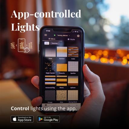 Twinkly - LED Димируем екстериорен коледни лампички STRINGS 400xLED 35,5 м IP44 Wi-Fi