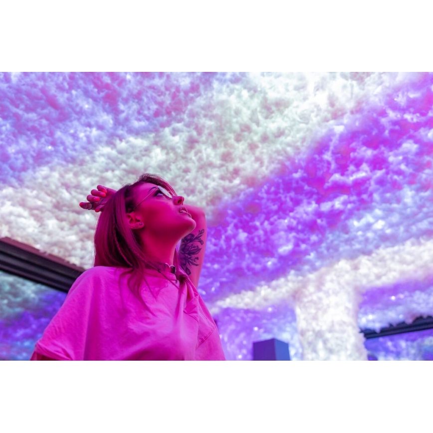 Twinkly - LED RGB Димируем екстериорен коледни лампички STRINGS 600xLED 51,5 м IP44 Wi-Fi