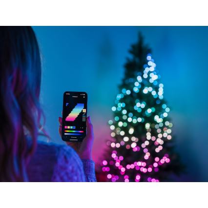 Twinkly - LED RGB Димируем екстериорен коледни лампички STRINGS 750xLED 63,5 м IP44 Wi-Fi