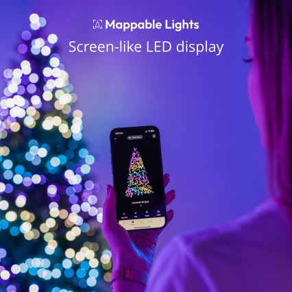Twinkly - LED RGB Димируем екстериорен коледни лампички STRINGS 750xLED 63,5 м IP44 Wi-Fi