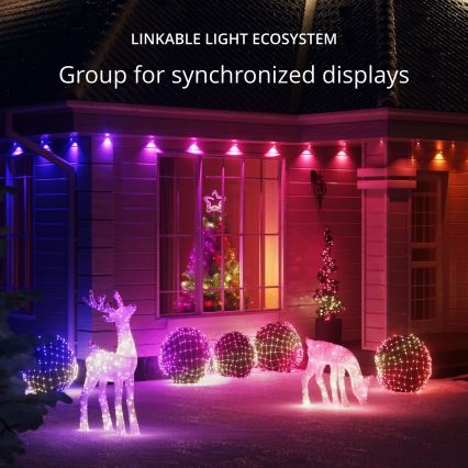 Twinkly - LED RGB Димируем екстериорен коледни лампички STRINGS 750xLED 63,5 м IP44 Wi-Fi