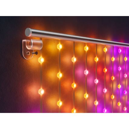 Twinkly - LED RGB Димируем Коледна завеса MATRIX 480xLED 1x1 м Wi-Fi