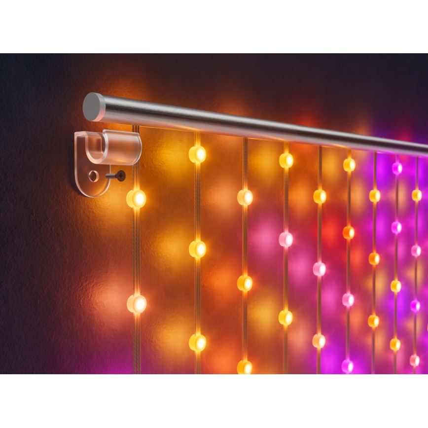 Twinkly - LED RGB Димируем Коледна завеса MATRIX 480xLED 1x1 м Wi-Fi