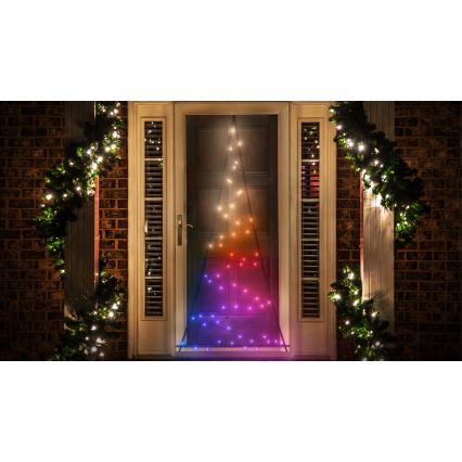 Twinkly - LED RGBW Димируем екстериорен коледна елха LIGHT TREE 70xLED IP44 Wi-Fi