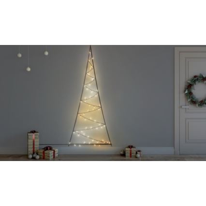 Twinkly - LED RGBW Димируем екстериорен коледна елха LIGHT TREE 70xLED IP44 Wi-Fi