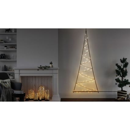 Twinkly - LED RGBW Димируем екстериорен коледна елха LIGHT TREE 70xLED IP44 Wi-Fi