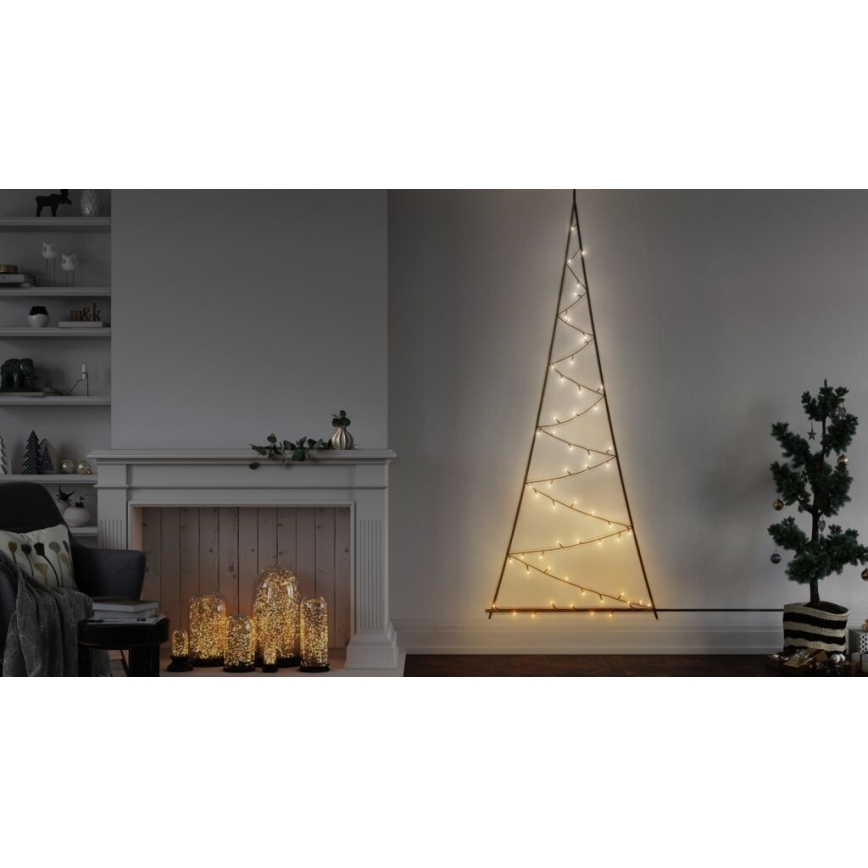 Twinkly - LED RGBW Димируем екстериорен коледна елха LIGHT TREE 70xLED IP44 Wi-Fi