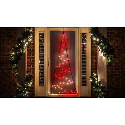 Twinkly - LED RGBW Димируем екстериорен коледна елха LIGHT TREE 70xLED IP44 Wi-Fi