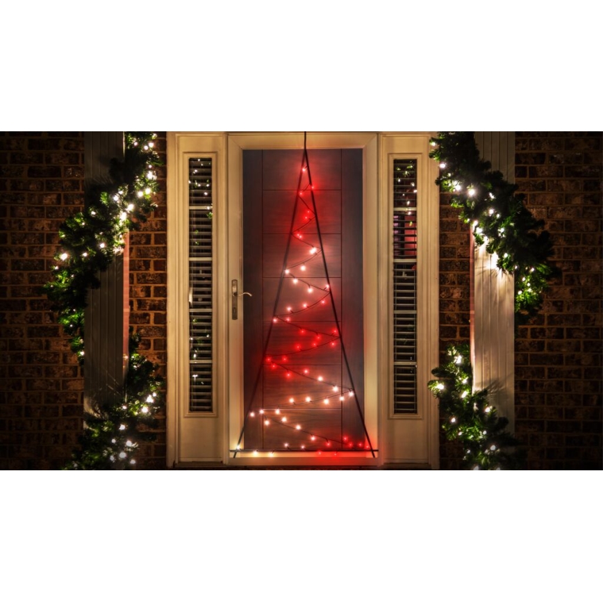 Twinkly - LED RGBW Димируем екстериорен коледна елха LIGHT TREE 70xLED IP44 Wi-Fi