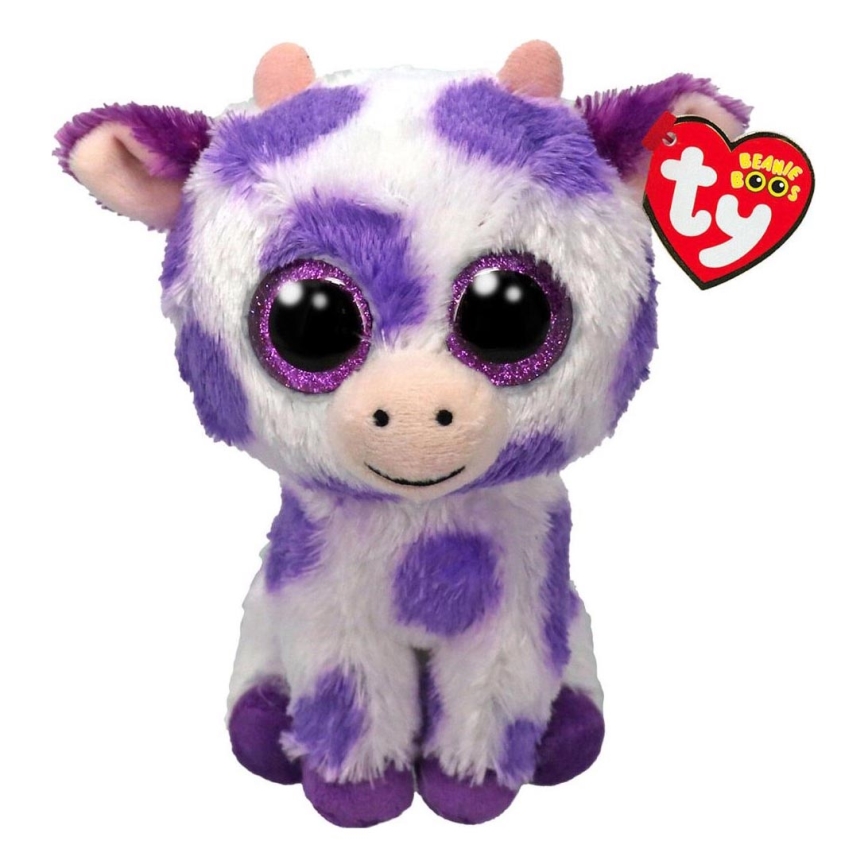 TY - Плюшена играчка ETHEL крава 15 см