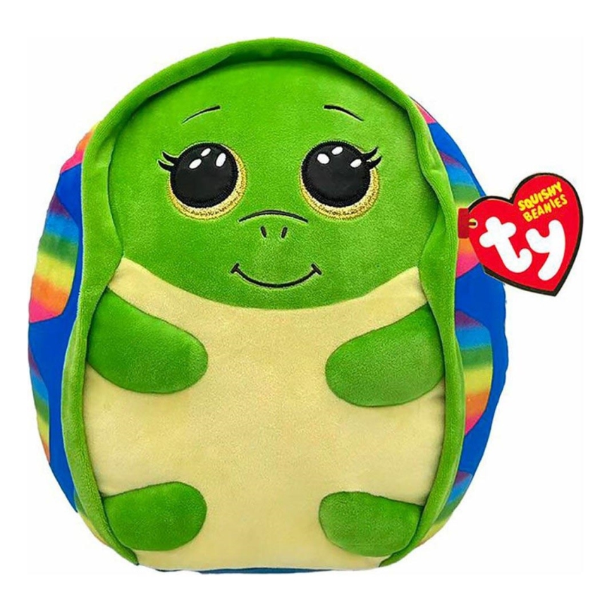 TY - Плюшена играчка Squishy SHRUGS костенурка 22 см