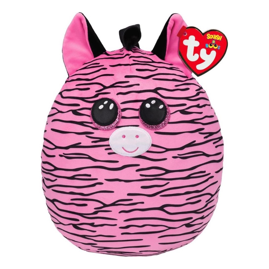 TY - Плюшена играчка Squishy ZOEY зебра 22 см